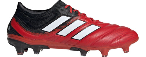 Adidas COPA 20.1 FIRM GROUND CLEATS - RED/BLACK product image 2, provided for visual reference and product detail review