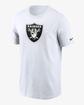 Nike Las Vegas Raiders Logo Essential T-Shirt-White product image 1, provided for visual reference and product detail review