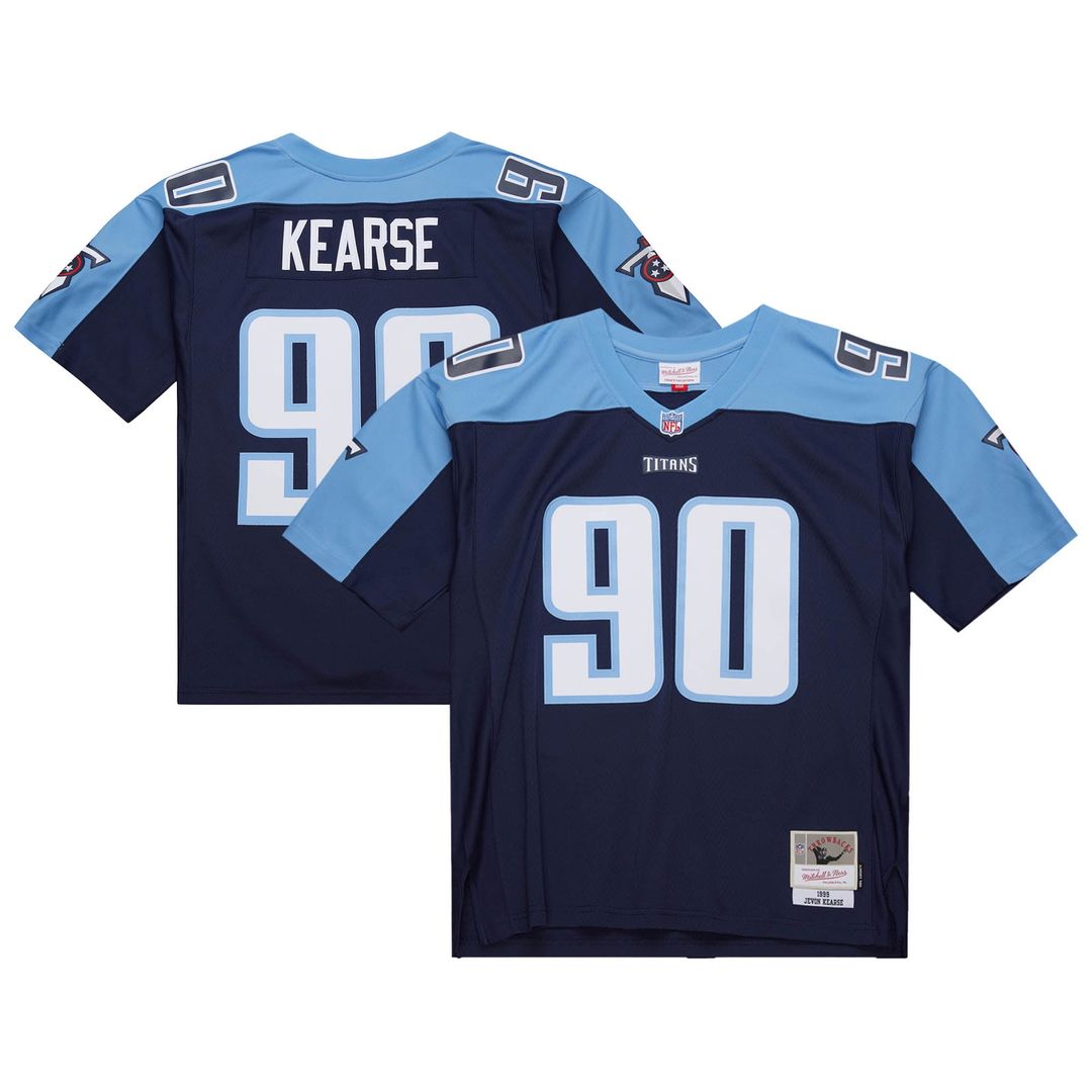 Tennessee Titans Jevon Kearse Mitchell & Ness Navy 1999 product image 1