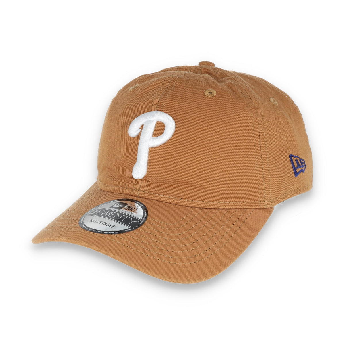 New Era New Philadelphia Phillies Core Classic 2.0 9TWENTY Adjustable Hat-Khaki product image 3, provided for visual