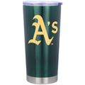Oakland Athletics 20oz. Letterman Tumbler product image 1, provided for visual reference and product detail review