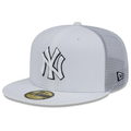 New York Yankees New Era 2022 Batting Practice 59FIFTY Fitted Hat - White product image 1, provided for visual reference and