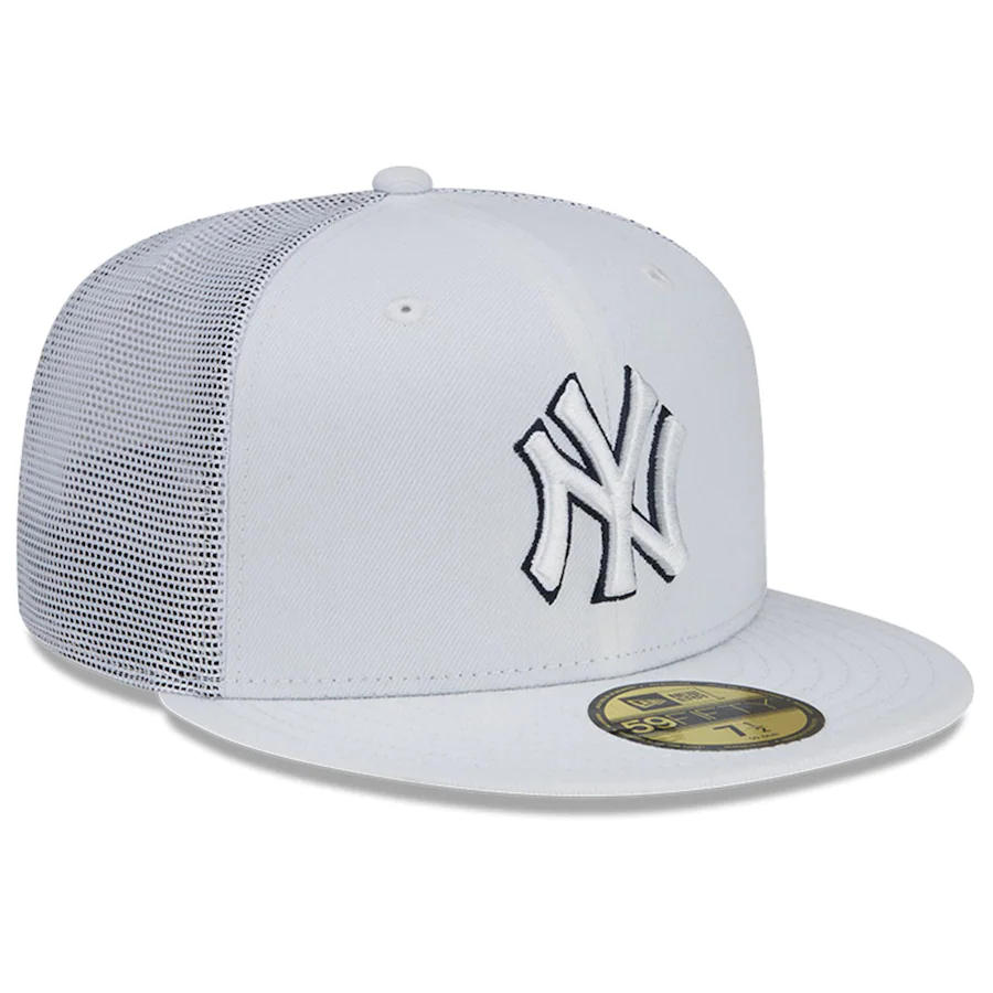 New York Yankees New Era 2022 Batting Practice 59FIFTY Fitted Hat - White product image 2, provided for visual reference and