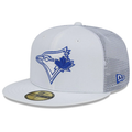 New Era Toronto Blue Jays Royal 2022 Batting Practice 59FIFTY Fitted Hat-White product image 1, provided for visual