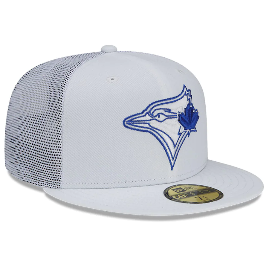 New Era Toronto Blue Jays Royal 2022 Batting Practice 59FIFTY Fitted Hat-White product image 2, provided for visual