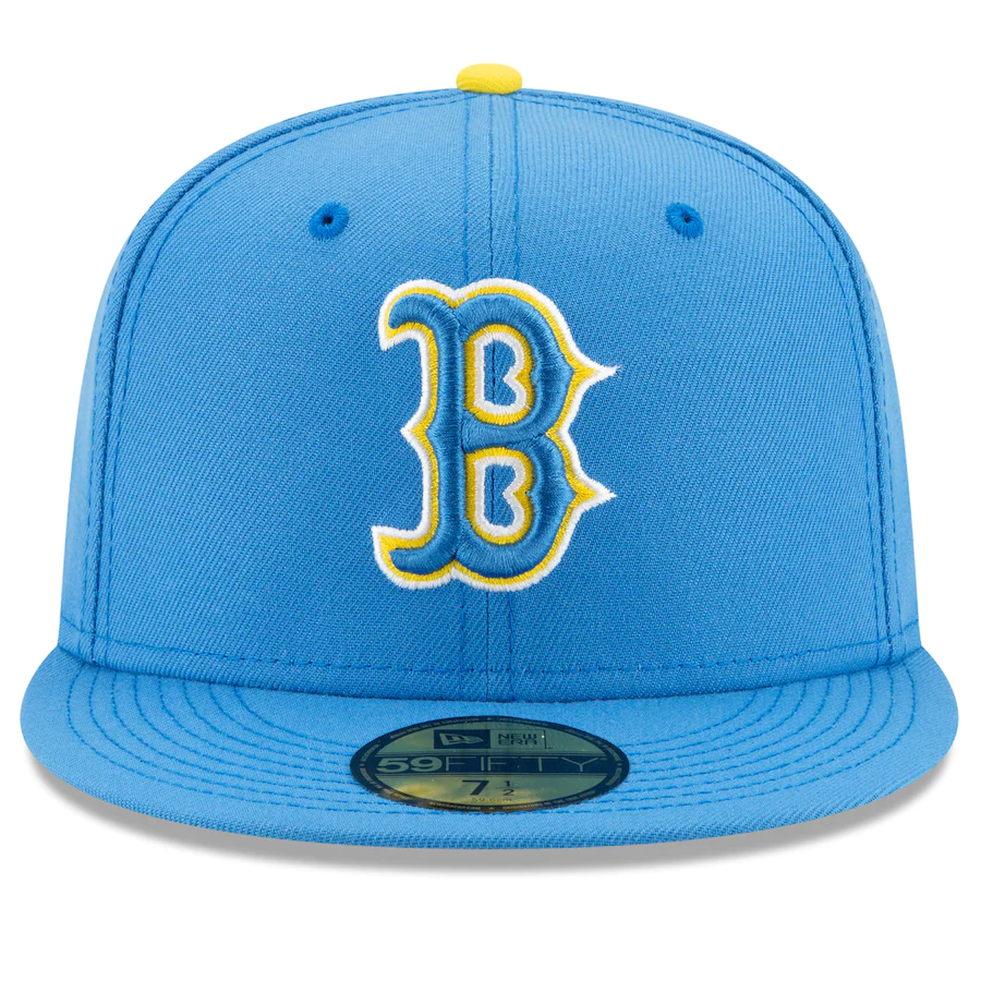 New Era Boston Red Sox City Connect 59FIFTY Fitted Hat- Light Blue product image 3, provided for visual reference and