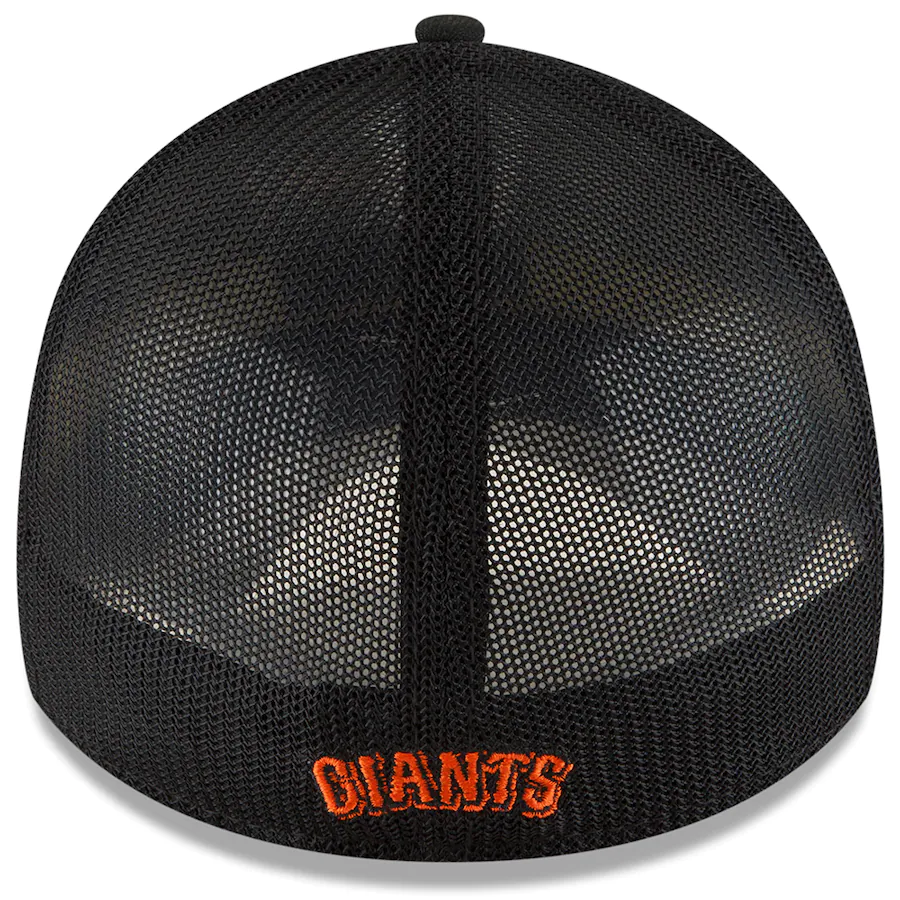 New Era San Francisco Giants 2022 Batting Practice 39THIRTY Flex Hat - Black product image 4, provided for visual reference