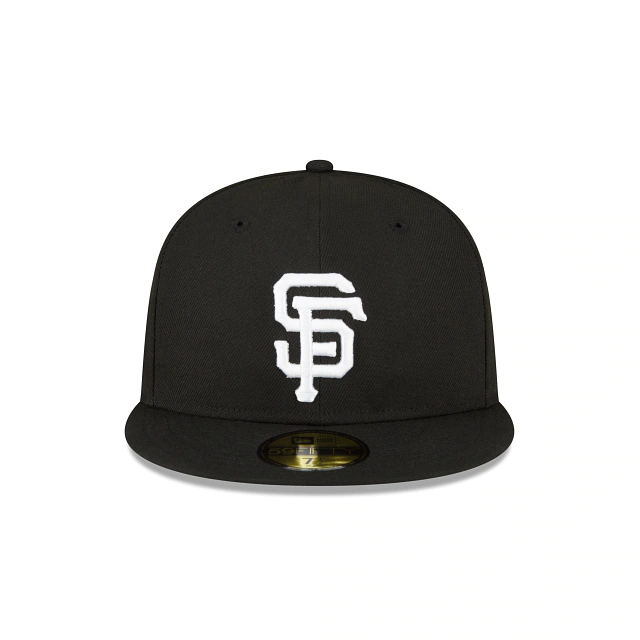 New Era San Francisco Giants 2010 World Series Side Patch 59Fifty-Black And White product image 2, provided for visual