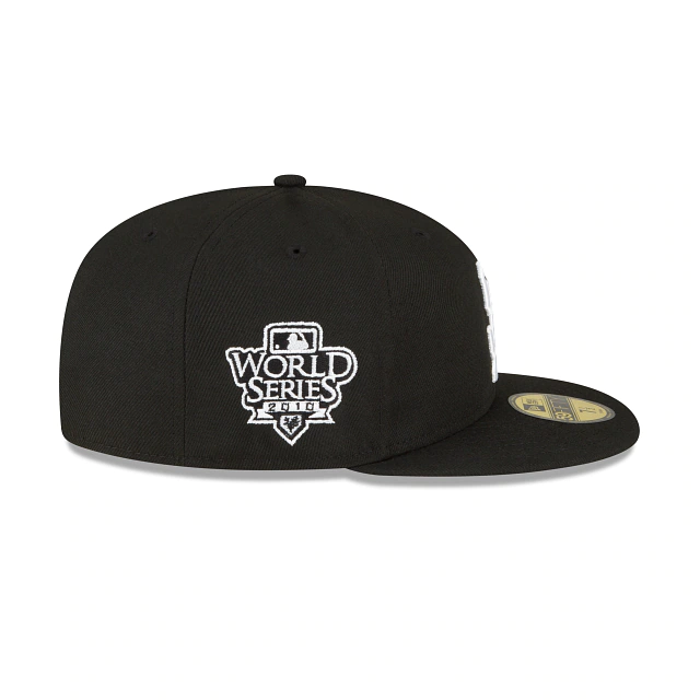 New Era San Francisco Giants 2010 World Series Side Patch 59Fifty-Black And White product image 3, provided for visual