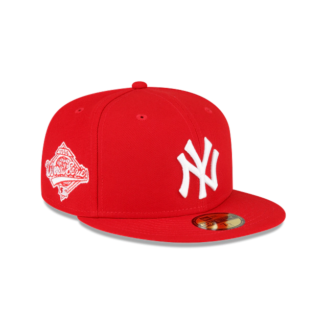 New Era New York Yankees 1996 World Series Side Patch 59Fifty Fitted Hat product image 1, provided for visual reference and