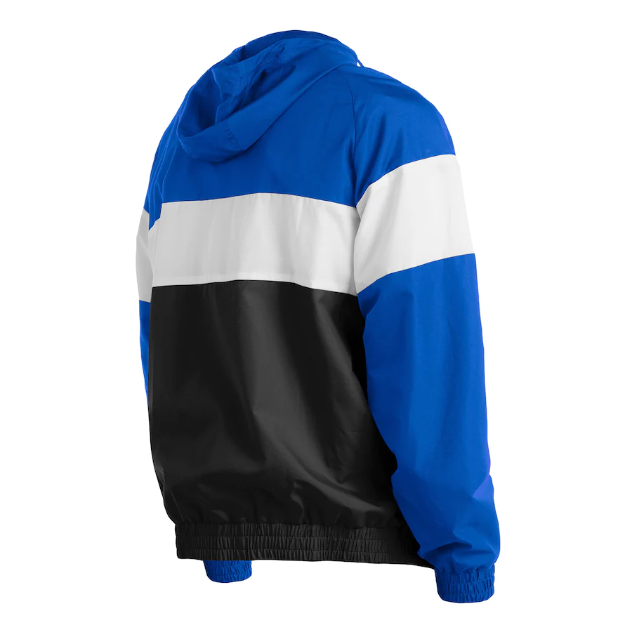 New Era Men Los Angeles Dodgers Black Raglan Quarter-Zip Hoodie product image 2, provided for visual reference and product