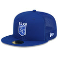Kansas City Royals New Era 2022 Batting Practice 59FIFTY Fitted Hat - Royal product image 1, provided for visual reference