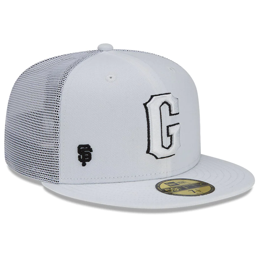 San Francisco Giants New Era 2022 Batting Practice 59FIFTY Fitted Hat - White product image 3, provided for visual reference
