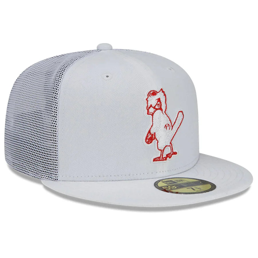 St. Louis Cardinals New Era 2022 Batting Practice 59FIFTY Fitted Hat - White product image 3, provided for visual reference