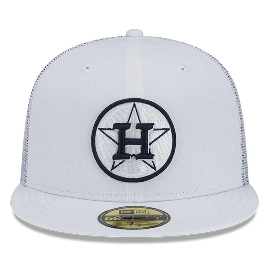 Houston Astros New Era 2022 Batting Practice 59FIFTY Fitted Hat - White product image 2, provided for visual reference and
