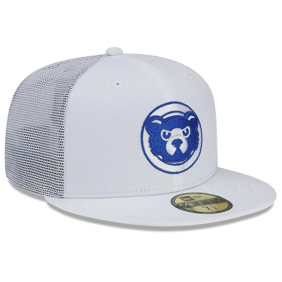 Chicago Cubs New Era 2022 Batting Practice 59FIFTY Fitted Hat - White product image 3, provided for visual reference and