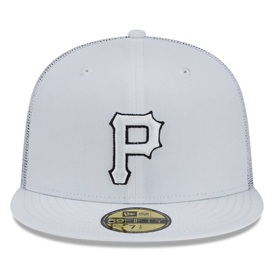 Pittsburgh Pirates 2022 Batting Practice 59FIFTY Fitted Hat - White product image 3, provided for visual reference and