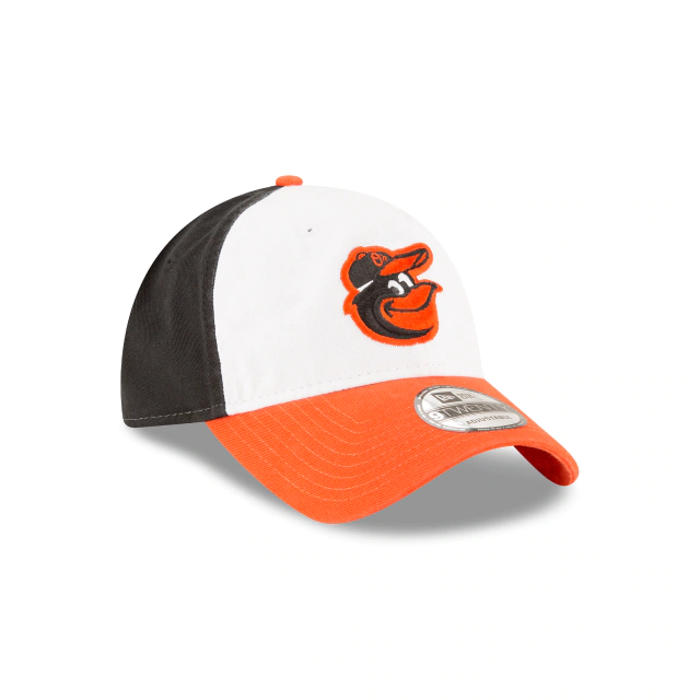 New Era Baltimore Orioles Logo League 9Twenty Adjustable Hat-White product image 3, provided for visual reference and