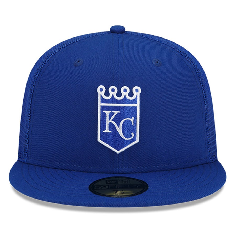 Kansas City Royals New Era 2022 Batting Practice 59FIFTY Fitted Hat - Royal product image 2, provided for visual reference
