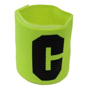 Just 4 Kicks European Style Captain Band - Neon Yellow product image 2, provided for visual reference and product detail