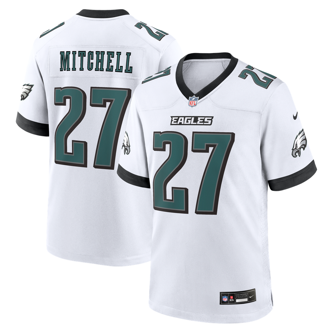 Philadelphia Eagles Quinyon Mitchell Nike White Game Jersey product image 4
