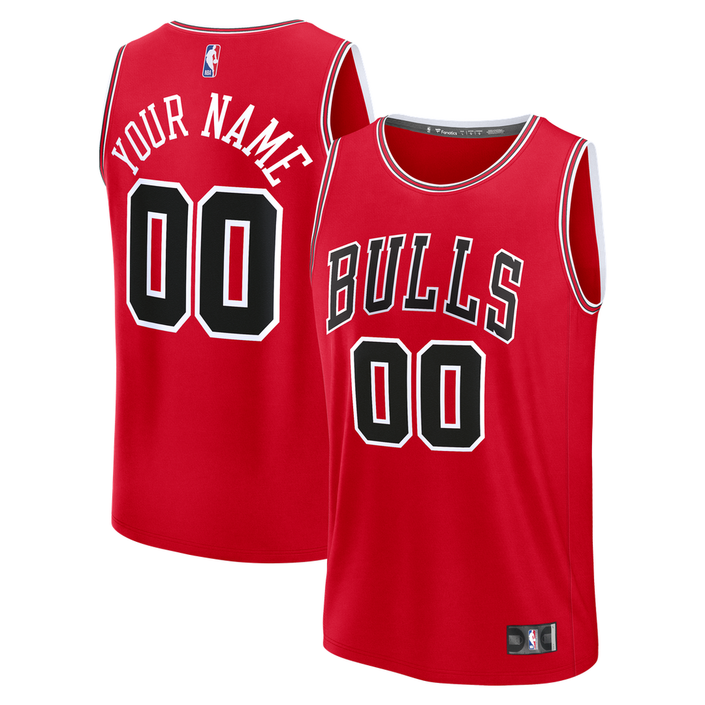 Chicago Bulls Fanatics Youth Fast Break Custom Jersey product image 1