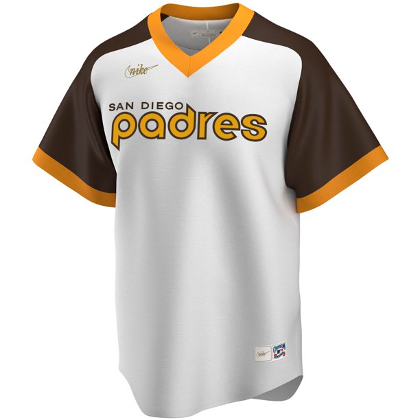 Nike San Diego Padres Home Cooperstown Collection Team Jersey - White product image 1, provided for visual reference and