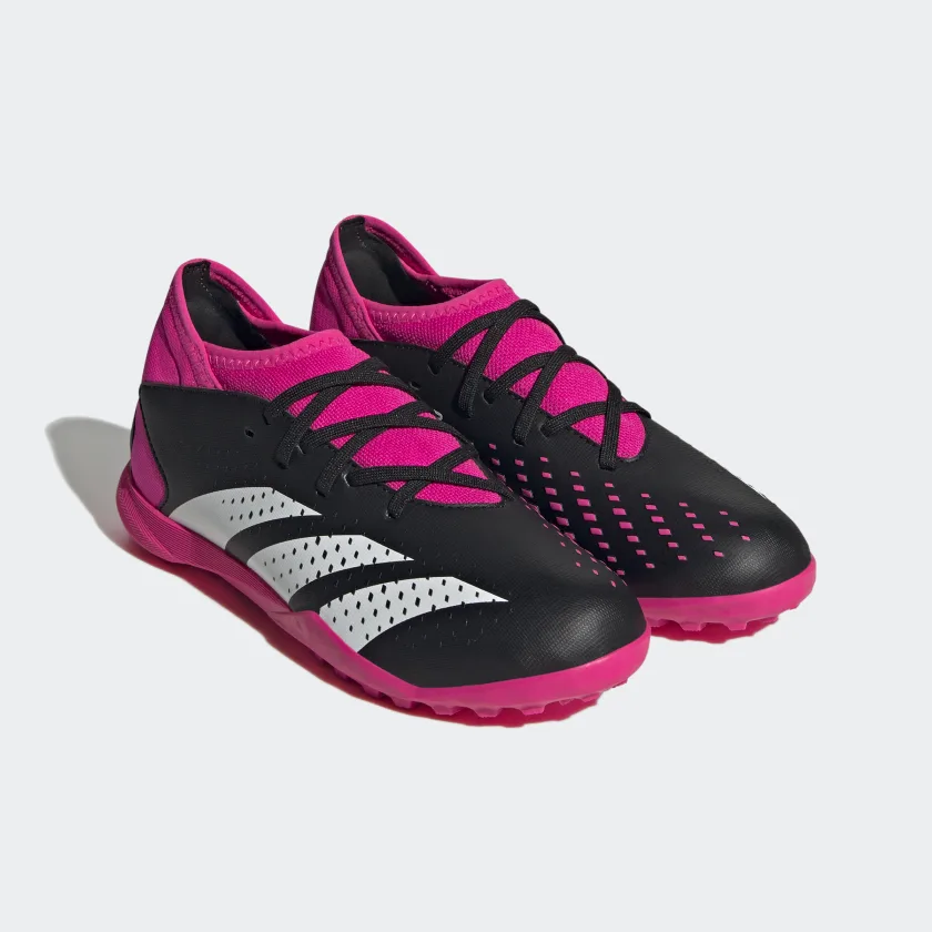 ADIDAS JR PREDATOR ACCURACY.3 TF-Core Black / Cloud White / Team Shock Pink 2 product image 2, provided for visual reference