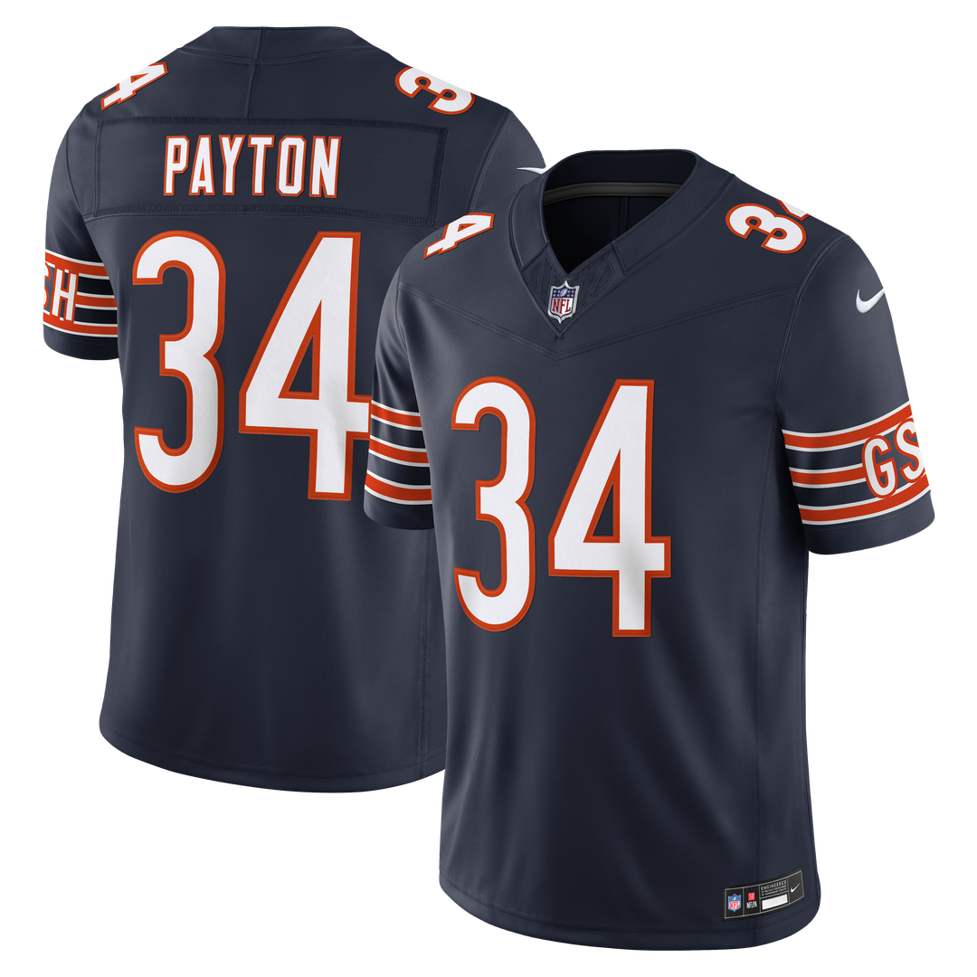 Chicago Bears Walter Payton Nike Navy Vapor FUSE Stitched product image 1