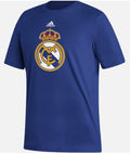 ADIDAS REAL MADRID SS ULTIMATE T-Shirt - BLUE product image 1, provided for visual reference and product detail review