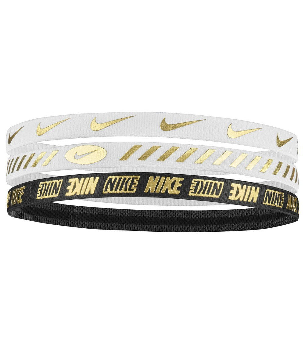 Nike Metallic Headbands 3-PK product image 1, provided for visual reference and product detail review