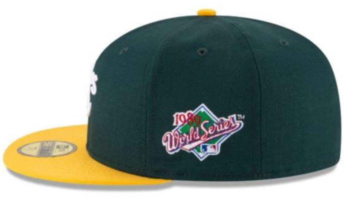New Era Oakland Athletics 1989 World Series Collection 59Fifty Fitted product image 4, provided for visual reference and