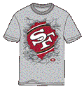 49ERS YOUTH BREAK THROUGH SS CNT T-Shirt product image 1, provided for visual reference and product detail review