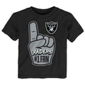 LAS VEGAS RAIDERS TODDLERS HANDS OFF SS CTN T-Shirt product image 1, provided for visual reference and product detail review
