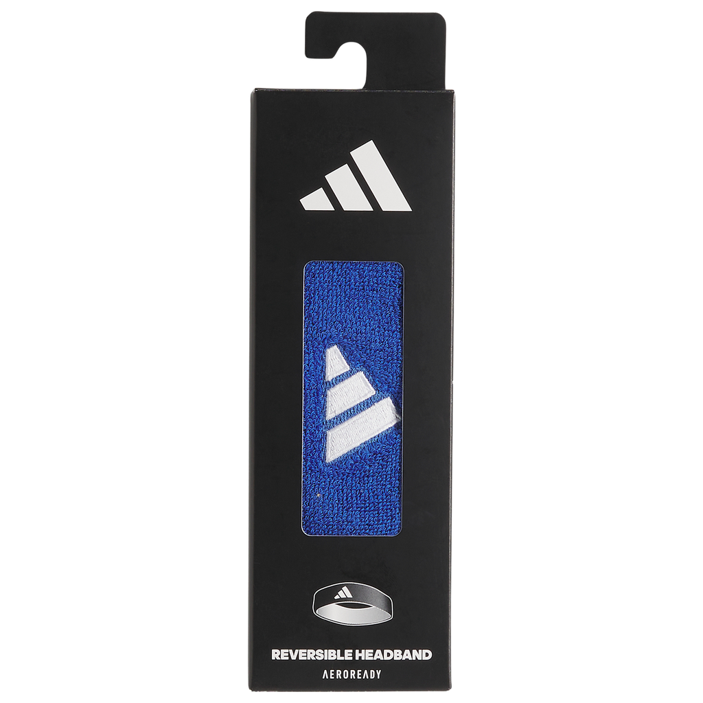 Adidas Interval 2.0 Reversible Headband - Blue/White product image 3, provided for visual reference and product detail review