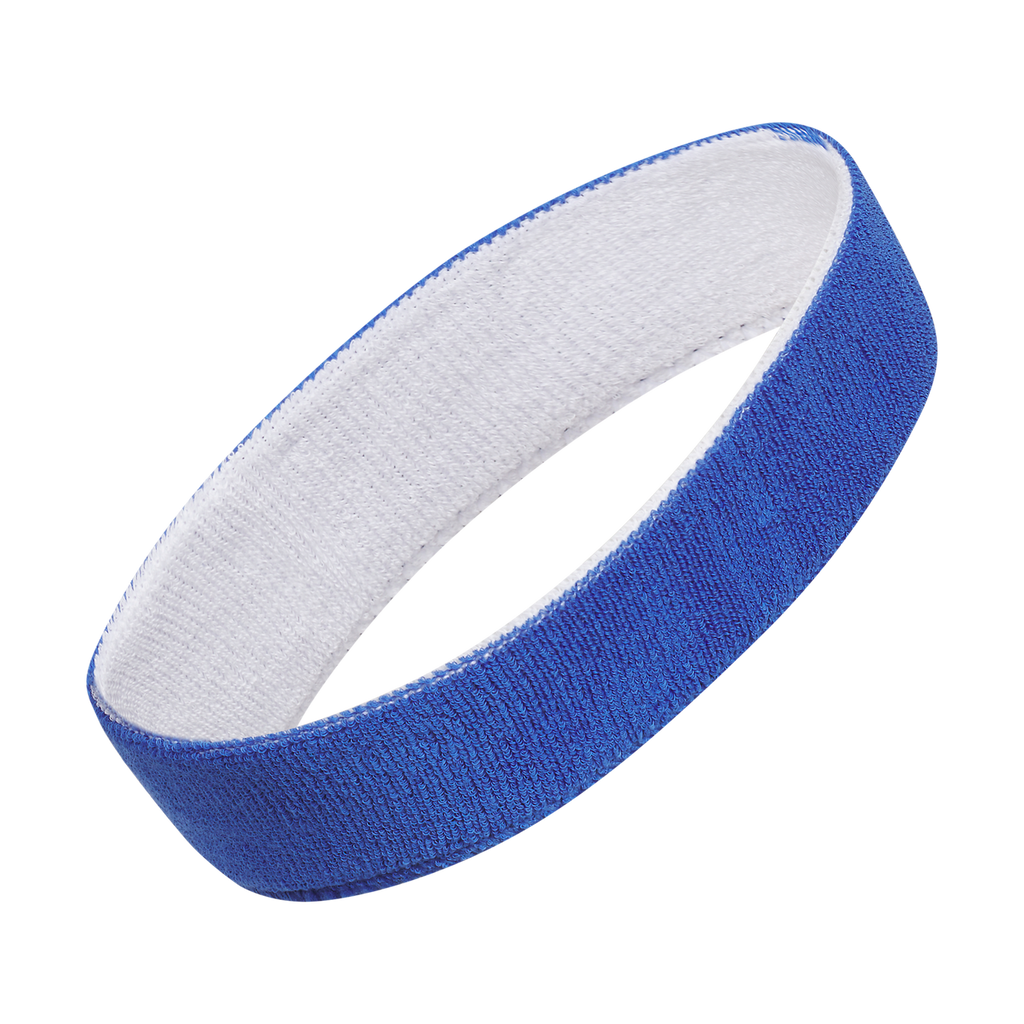 Adidas Interval 2.0 Reversible Headband - Blue/White product image 2, provided for visual reference and product detail review