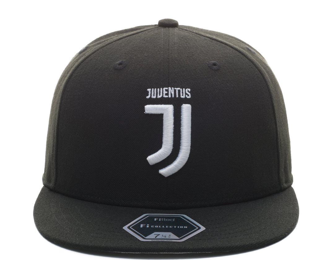Fi Collections Juventus F.C. Dawn Fitted Hat-Black/White product image 1, provided for visual reference and product detail