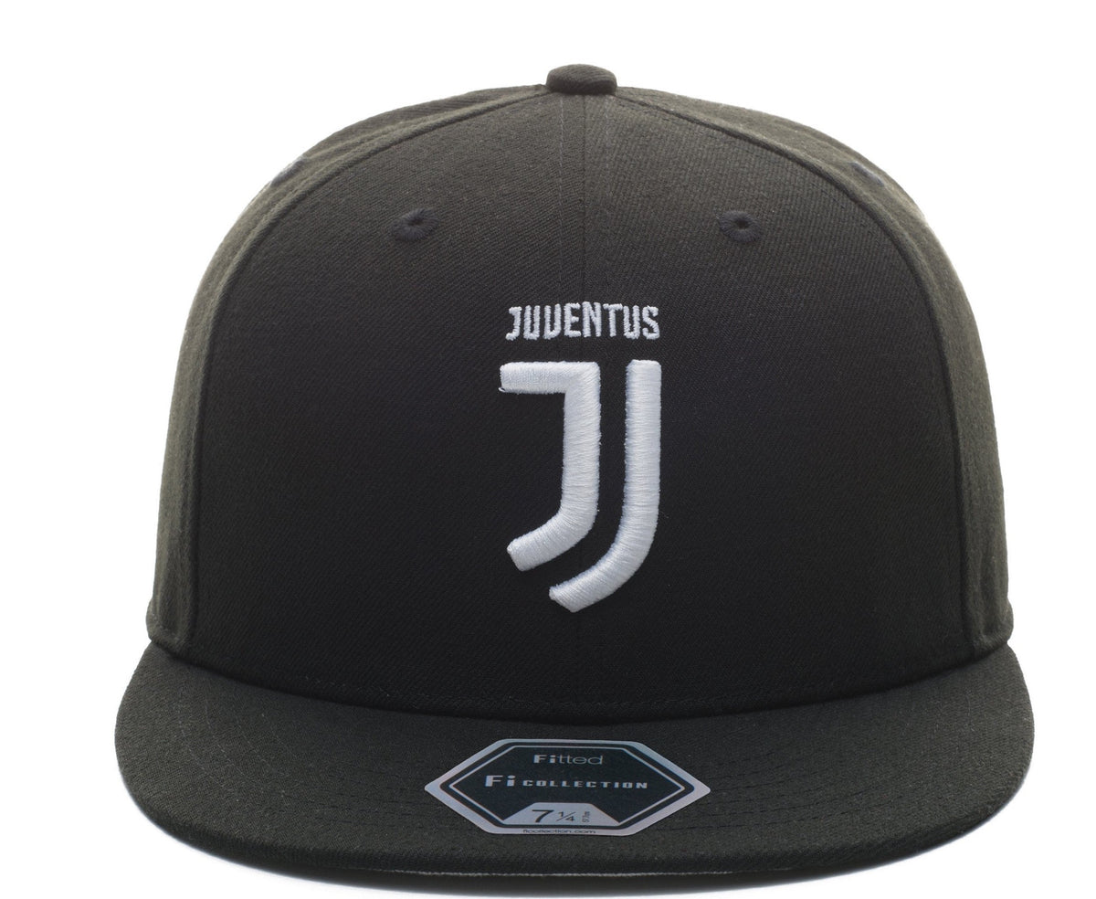 Fi Collections Juventus F.C. Dawn Fitted Hat-Black/White product image 1, provided for visual reference and product detail