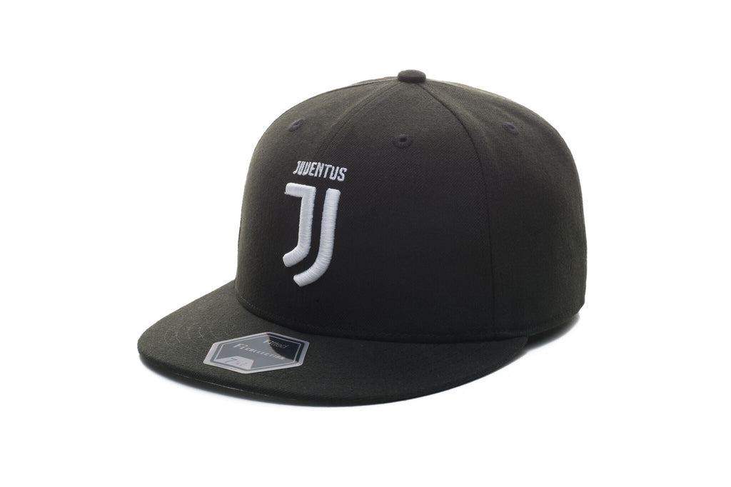 Fi Collections Juventus F.C. Dawn Fitted Hat-Black/White product image 2, provided for visual reference and product detail