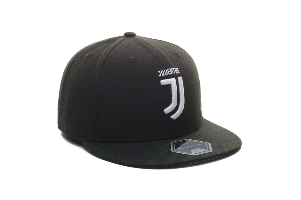 Fi Collections Juventus F.C. Dawn Fitted Hat-Black/White product image 3, provided for visual reference and product detail
