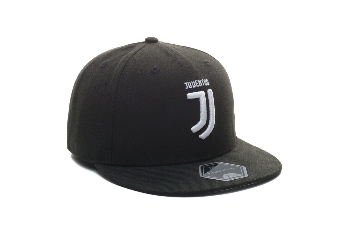 Fi Collections Juventus F.C. Dawn Fitted Hat-Black/White product image 3, provided for visual reference and product detail