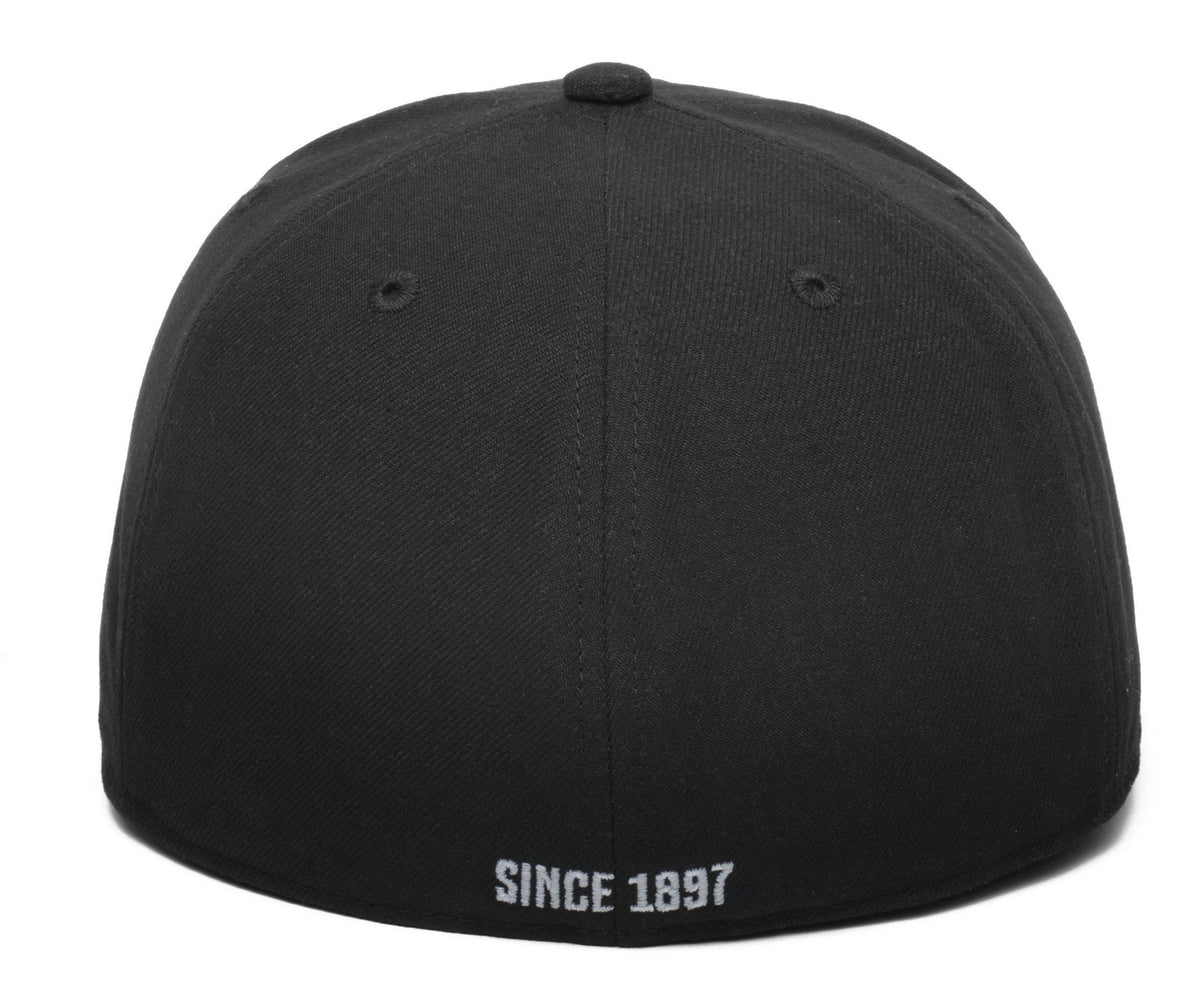 Fi Collections Juventus F.C. Dawn Fitted Hat-Black/White product image 4, provided for visual reference and product detail