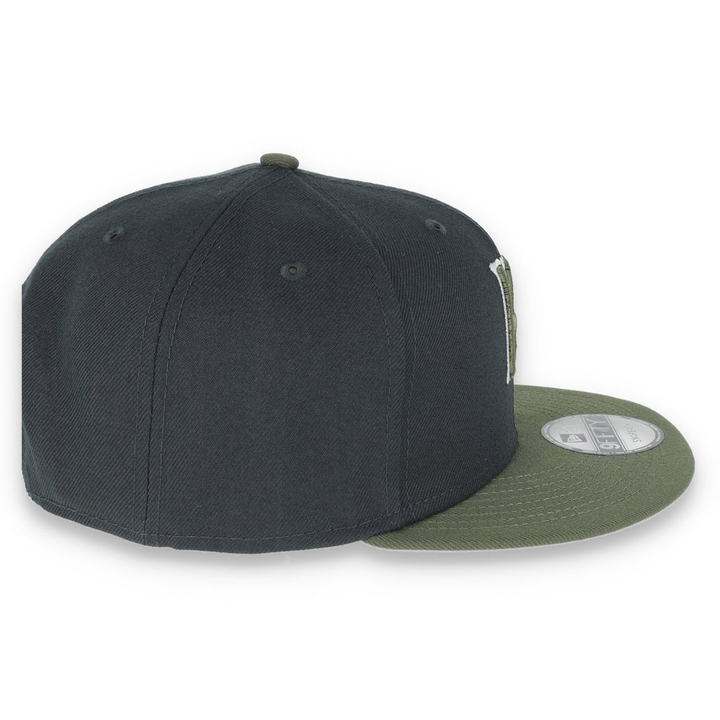 New Era Kansas Royals 2-Tone Color Pack 9Fifty Snapback Hat- Grey/Olive product image 6, provided for visual reference and