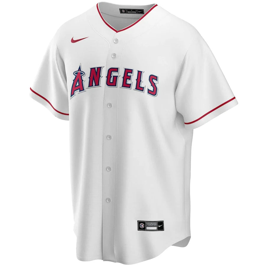 Los Angeles Angels of Anaheim Nike Official Replica Home Jersey - Mens product image 1, provided for visual reference and