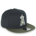 New Era Los Angeles Angels 2-Tone Color Pack Snapback Hat - Grey/Olive product image 1, provided for visual reference and