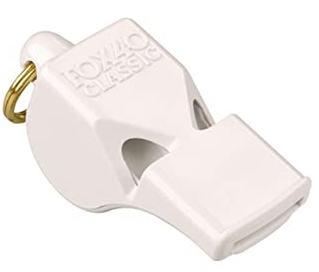 Fox 40 Classic Whistle- White product image 1, provided for visual reference and product detail review