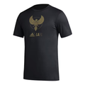 ADIDAS Men LAFC Black Icon T-Shirt product image 1, provided for visual reference and product detail review
