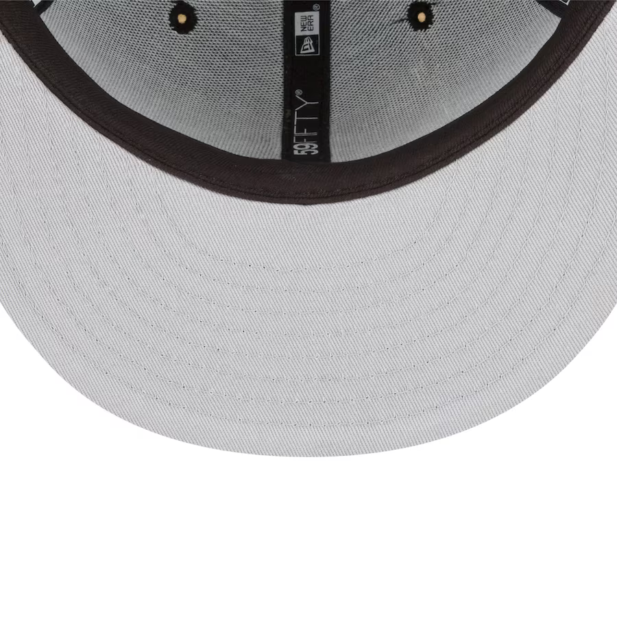 New Era Las Vegas Raiders Black & White Superbowl Xviii Side Patch 59Fifty Fitted product image 5, provided for visual