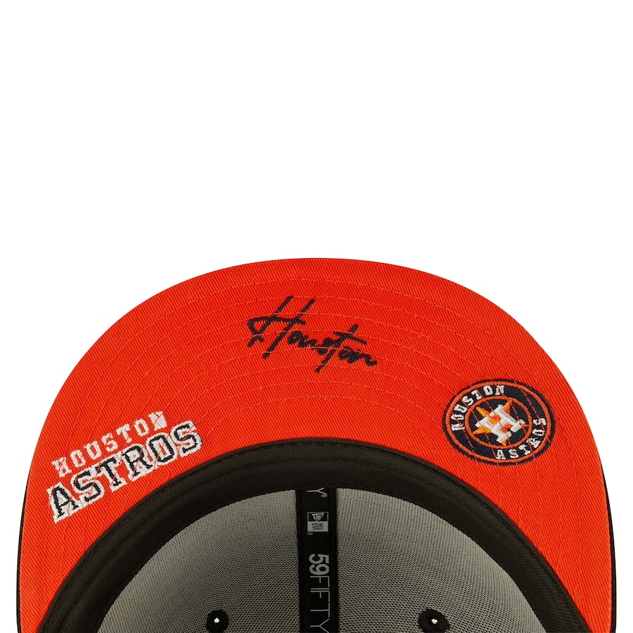 New Era Houston Astros Identity 59FIFTY Fitted Hat - Navy product image 5, provided for visual reference and product detail
