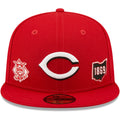New Era Cincinnati Reds Identity 59FIFTY Fitted Hat - Red product image 1, provided for visual reference and product detail